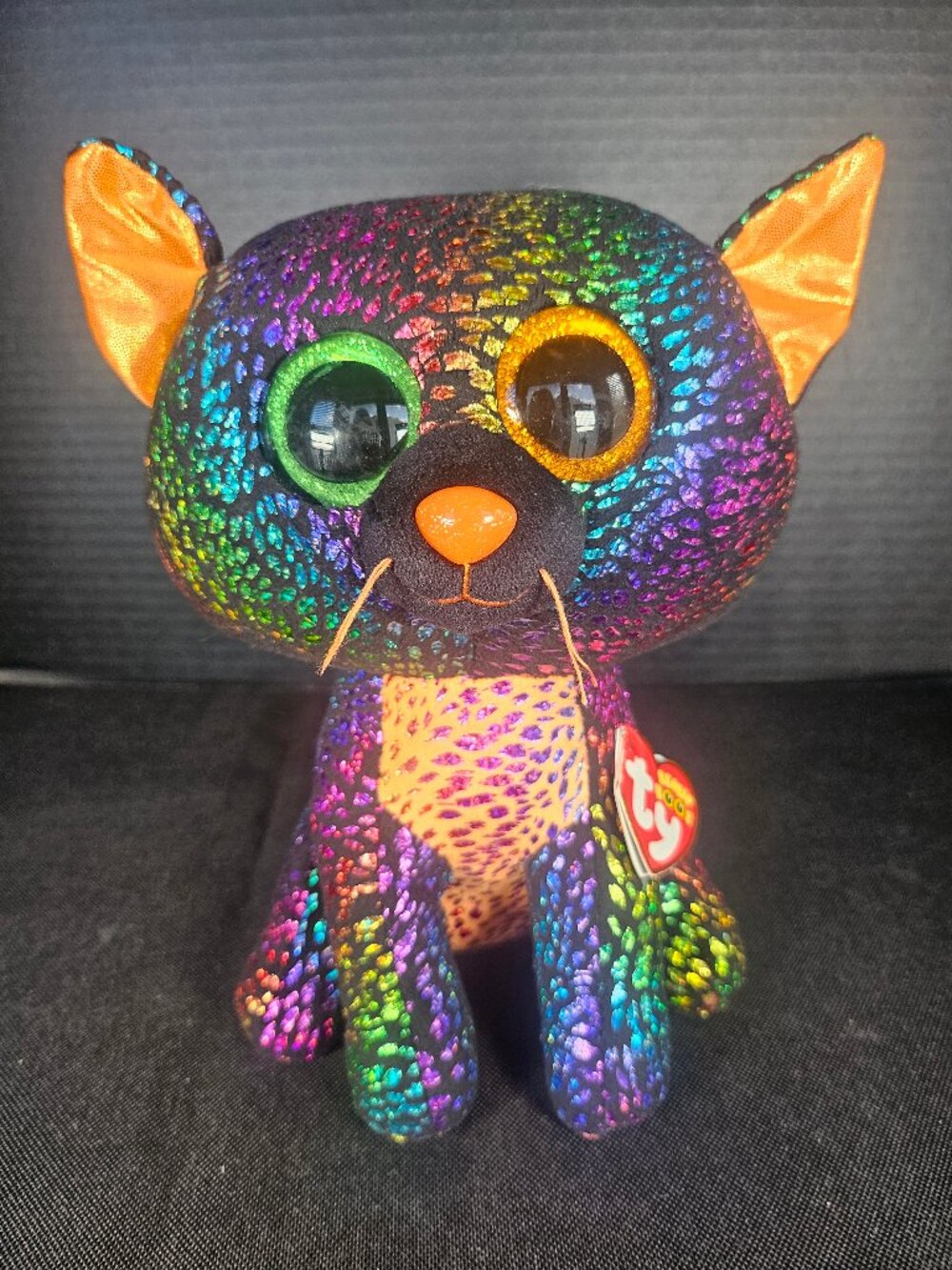 SPELLBOUND The Halloween Cat 6 Inches Ty Beanie Boos Claire's Exclusive New